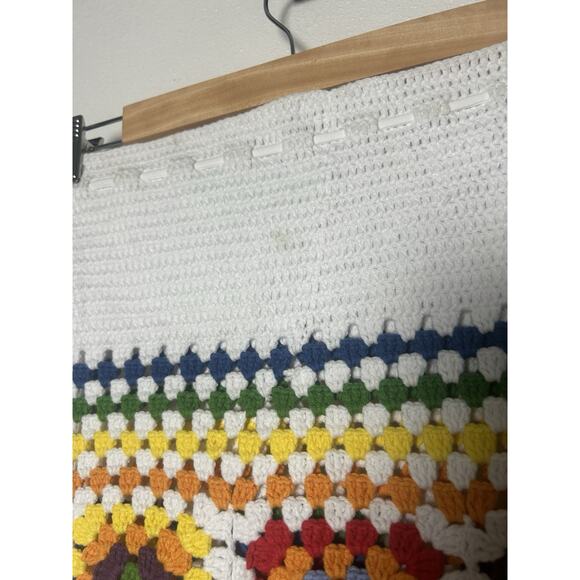 Messi Byrd Britney White Kids Crochet Rainbow Skirt Cover Up Size 10 Years - Picture 4 of 4